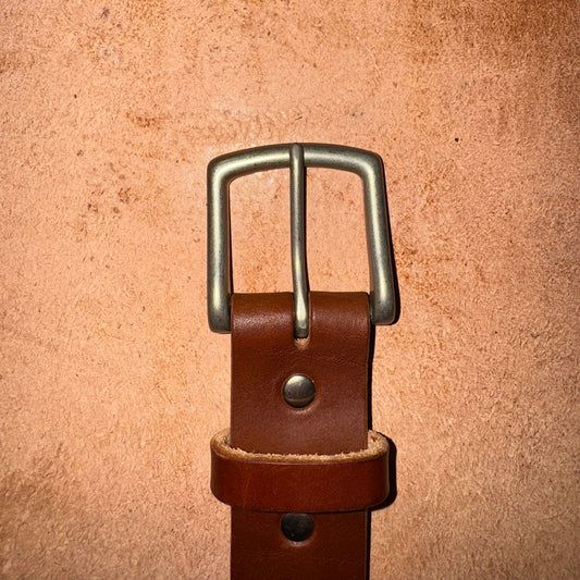 English Bridle Leather Belt