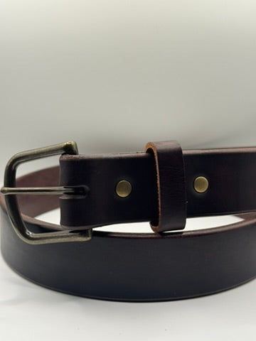 English Bridle Leather Belt