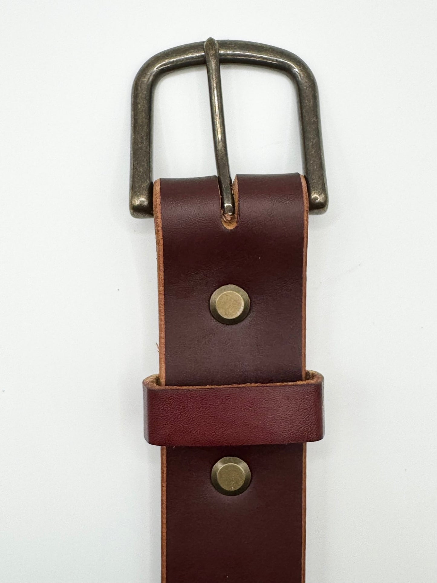 Oxblood Latigo Belt