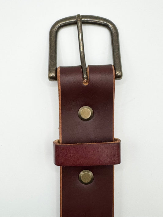 Oxblood Latigo Belt