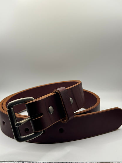 Oxblood Latigo Belt