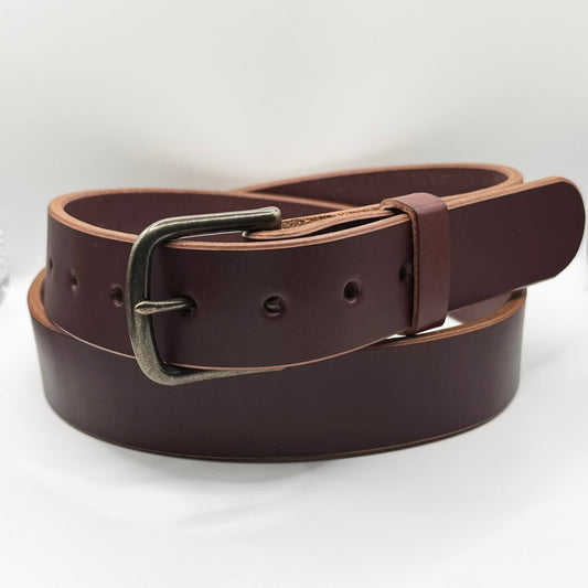 Oxblood Latigo Belt