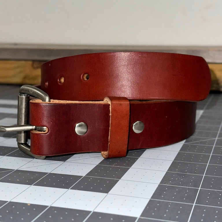 English Bridle Leather Belt