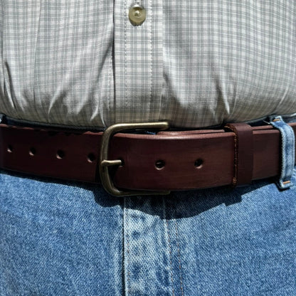 English Bridle Leather Belt