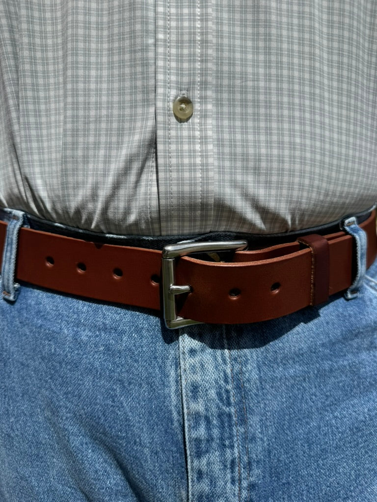 English Bridle Leather Belt